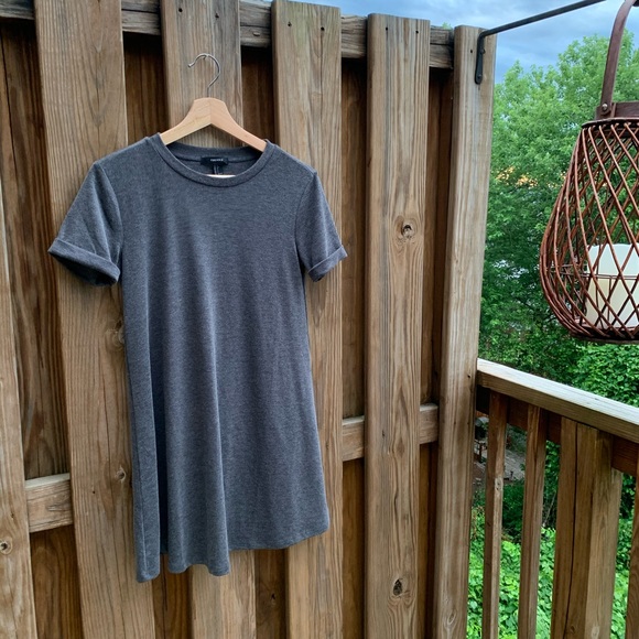 Forever 21 Gray Swing Mini Dress - Picture 1 of 7